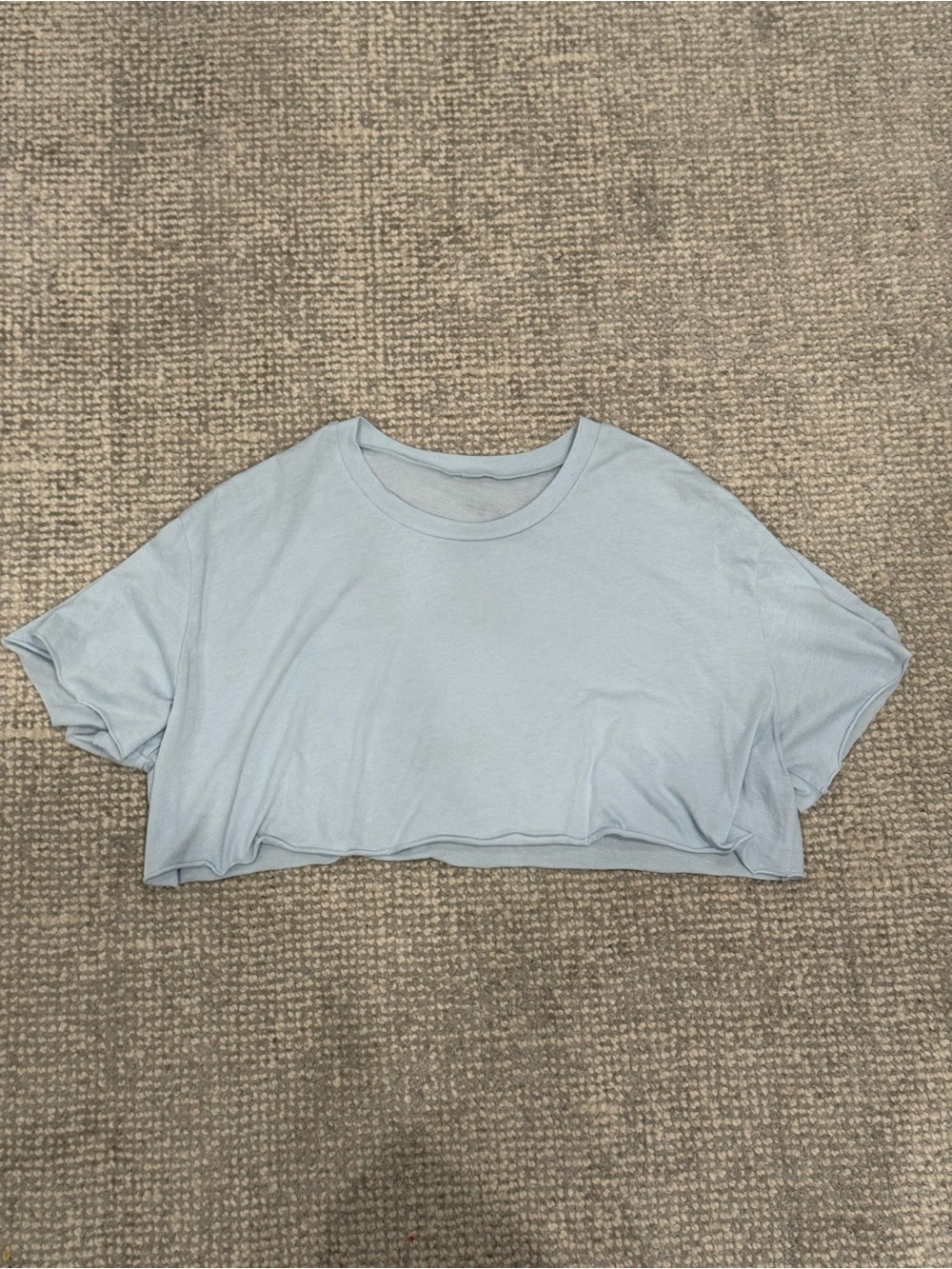 ALO Yoga Cropped Tee - blue